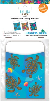 Barker Creek Kai Ola Peel & Stick Pockets, Multi-Design Set, 30/Pack (BC1273)