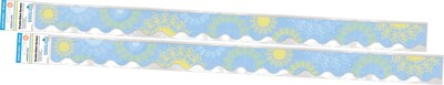 Barker Creek Double-Sided Scalloped Border, 36 x 2.25, Mindfulness Sunrise, 26/Pack (BC4007)