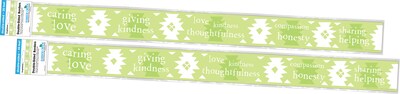 Barker Creek Double-Sided Border, 35 x 3, Thoughtfulness, 24/Pack (BC4006)