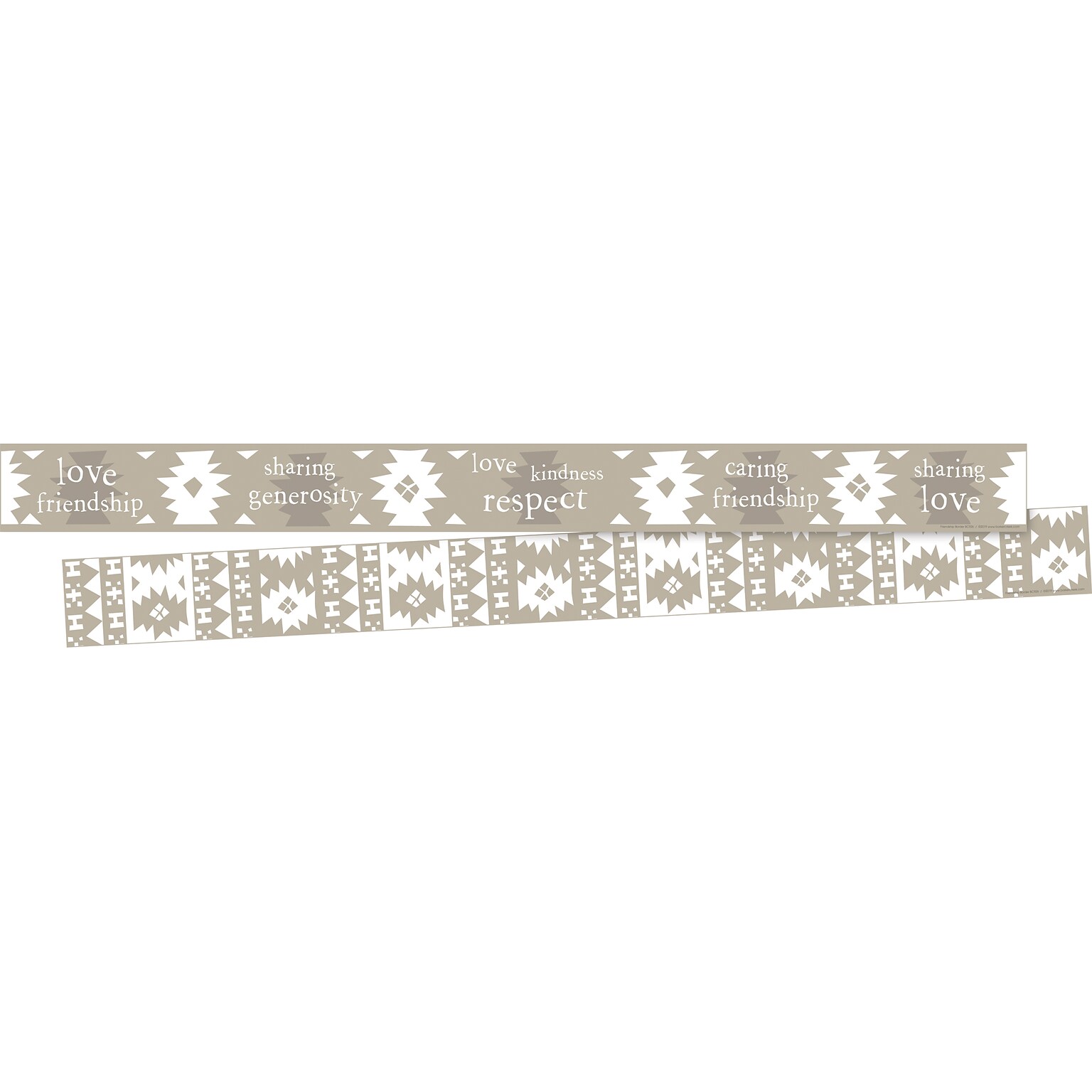 Barker Creek Double-Sided Border, 35 x 3, Friendship, 24/Pack (BC4005)