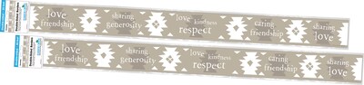 Barker Creek Double-Sided Border, 35 x 3, Friendship, 24/Pack (BC4005)