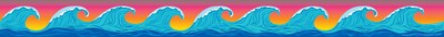 Barker Creek Double-Sided Border, 35" x 3", Kai Ola Sea Tropical Fish, 12/Pack (BC918)
