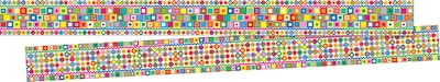 Barker Creek Retro 35 x 3 Double-Sided Border, 24/Pack (BC4020)