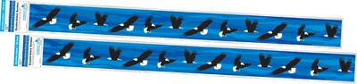 Barker Creek Double-Sided Border, 35 x 3, Sea & Sky Eagles, 24/Pack (BC4015)