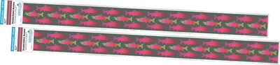 Barker Creek Salmon 35" x 3" Double-Sided Border, 24/Pack (BC4016)