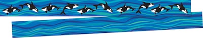 Barker Creek Whales 35 x 3 Double-Sided Border, 24/Pack (BC4008)