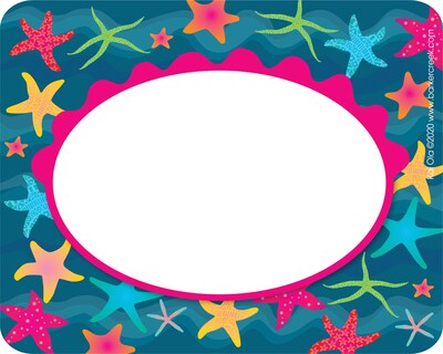 Barker Creek Self-adhesive Kai Ola School Name Tags, 2.75" x 3.5", 45/Pack (BC1535)