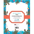 Barker Creek Kai Ola Turtles 8.5 x 11 Computer Paper, 50 Sheets/Pack (BC764)