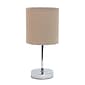 Simple Designs Incandescent Table Lamp, Grey (LT2007-GRY)