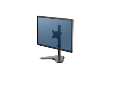 Fellowes Professional Series Freestanding Single Monitor Arm, Up to 32, Black (8049601)