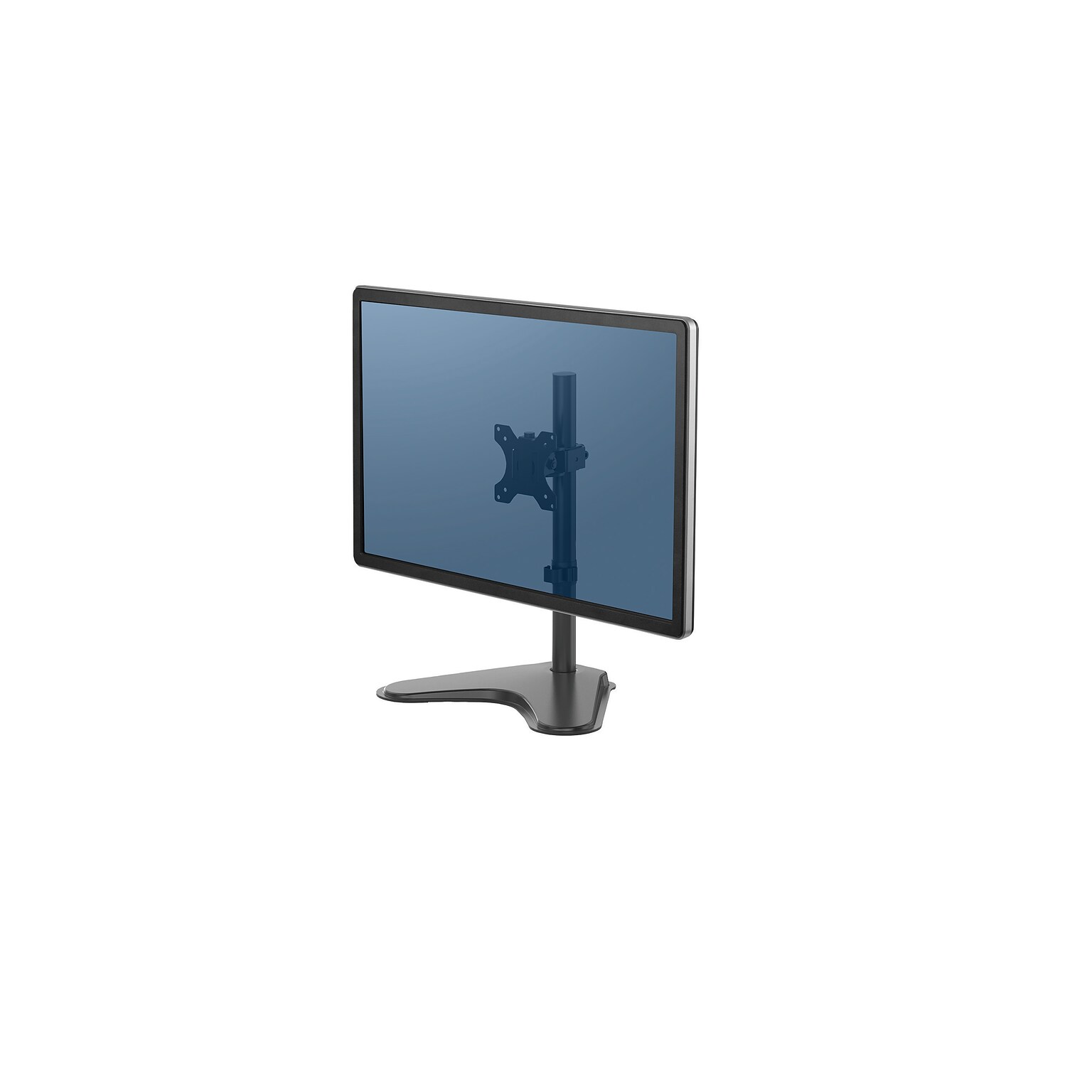 Fellowes Professional Series Freestanding Single Monitor Arm, Up to 32, Black (8049601)