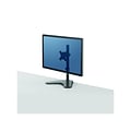 Fellowes Professional Series Freestanding Single Monitor Arm, Up to 32, Black (8049601)
