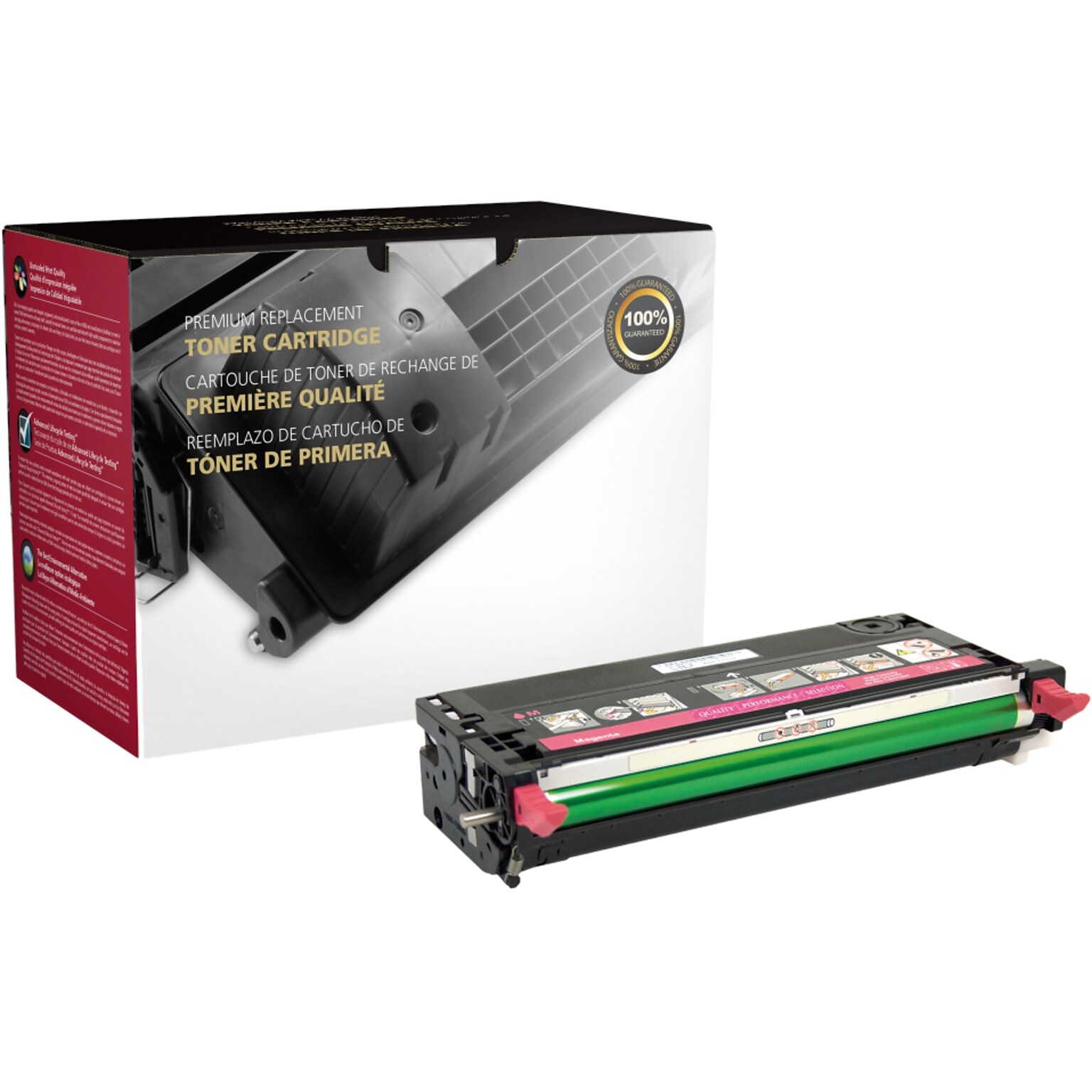 CIG Remanufactured Magenta High Yield Toner Cartridge Replacement for Dell XG723, XG727 (310-8096/310-8097)
