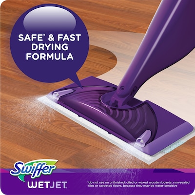 Swiffer WetJet Multi-Purpose Floor and Hardwood Liquid Cleaner Solution Refill, Gain Scent, 42.2 fl oz (83061)