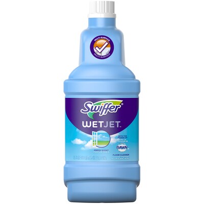Swiffer WetJet Multi-Purpose Floor/Hardwood Liquid Cleaner Mop Solution Refill, Open Window Fresh Sc