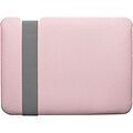 Acme Made Skinny StretchShell Neoprene Laptop Sleeve for 13 Laptops, Pink/Grey (AM10371)