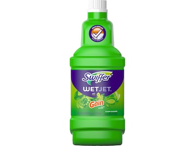 Swiffer WetJet Multi-Purpose Floor and Hardwood Liquid Cleaner Solution Refill, Gain Scent, 42.2 fl