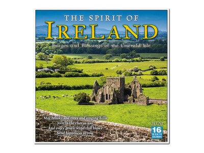 2019-2020 Assorted Publishers 12 x 12 Wall Calendar, The Spirit of Ireland, Multicolor (CA-0769)