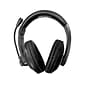 Hamilton Buhl Smart-Trek Deluxe USB-A Noise Canceling Stereo Computer Headset, Black/Silver (ST2BKU)