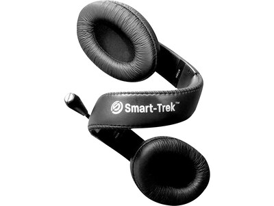 Hamilton Buhl Smart-Trek Deluxe USB-A Noise Canceling Stereo Computer Headset, Black/Silver (ST2BKU)