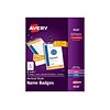 Avery ID Badge Holder with Lanyard, Clear, 25/Pack