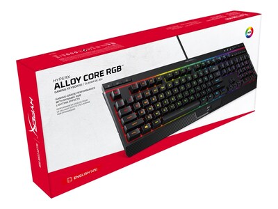 Kingston Alloy Core RGB Gaming Wired Keyboard, Black (4P4F5AA#ABA)