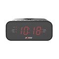 Axess 93598450M Dual AM/FM Alarm Clock Radio