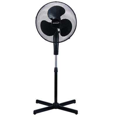 Kool Zone 16 Oscillating Stand Fan Black (93595706M)