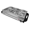 NutriChef 93598642M Food Warming Tray/Buffet Server/Hot Plate Warmer