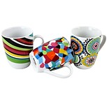 Sunshine Stripe Mosaic oui 6 piece mug set (93598609M)
