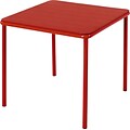 Cosco Kids Vinyl Top Table Red, RED