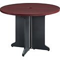 Ameriwood Home Pursuit Round Office Table, Cherry (9348096)