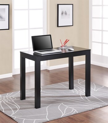 Ameriwood Home Parsons 39"W Desk with Drawer, Black (9178196)