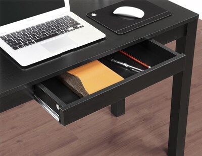 Ameriwood Home Parsons 39"W Desk with Drawer, Black (9178196)