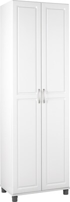 SystemBuild Kendall 24 Utility Storage Cabinet, White (7362401PCOM)