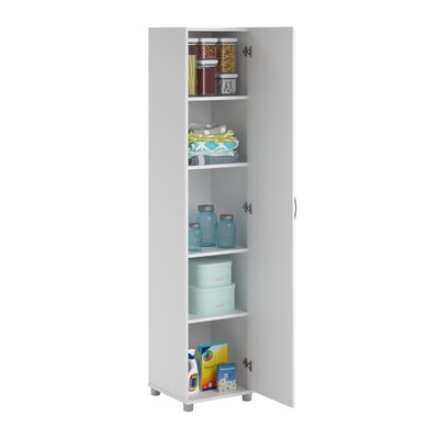 SystemBuild Kendall 16" Utility Storage Cabinet, White (7360401PCOM)