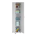 SystemBuild Kendall 16 Utility Storage Cabinet, White (7360401PCOM)