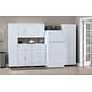 SystemBuild Kendall 16" Utility Storage Cabinet, White (7360401PCOM)