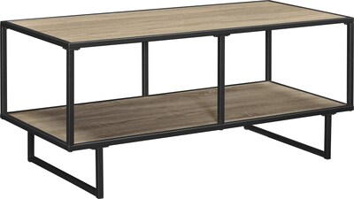 Emmett TV Stand/Coffee Table for TVs up to 42, Distressed Gray Oak (1745096PCOM)