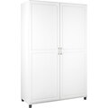 SystemBuild Kendall 48 Wardrobe Storage Cabinet, White (7361401PCOM)