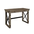 Ameriwood Home Wildwood 48W Wood Veneer Desk, Rustic Gray (9835096)