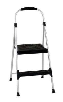 Cosco Signature 3.18H Aluminum Step Stool (11311ABL1E)