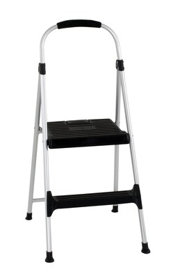 Cosco Signature 3.18'H Aluminum Step Stool (11311ABL1E)