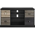 Ameriwood Home Mercer TV Console, Black, For TVs up to 50 (1739196PCOM)