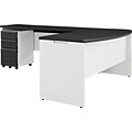 Altra™ Pursuit Small Office Set, White/Gray (9848296)