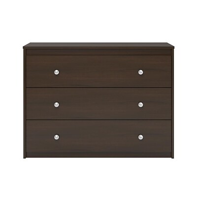 Ameriwood Home Elements 3 Drawer Dresser Dark Cherry 5848207pcom