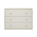 Ameriwood Home Elements 3 Drawer Dresser, White (5848015PCOM)