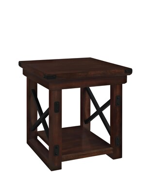 Ameriwood Home Wildwood Wood Veneer End Table, Espresso (5050196COM)