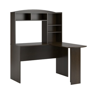 Altra Sutton 48 L Computer Desk with Hutch, Espresso (9883303COM)