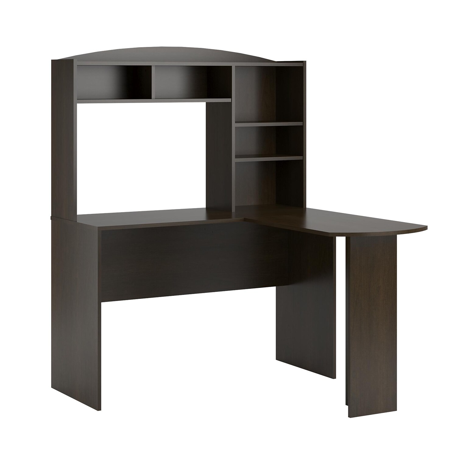 Altra Sutton 48 L Computer Desk with Hutch, Espresso (9883303COM)